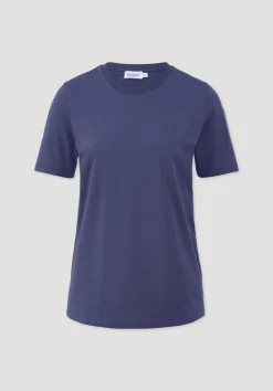 hessnatur T-Shirt Regular aus reiner Bio-Baumwolle von irisblau Outlet