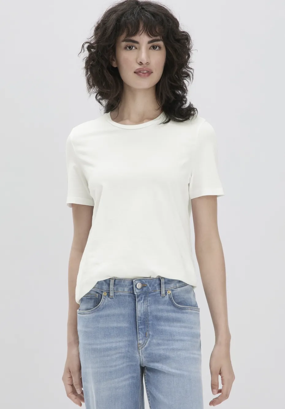 hessnatur T-Shirt Regular aus reiner Bio-Baumwolle von naturweiss Online
