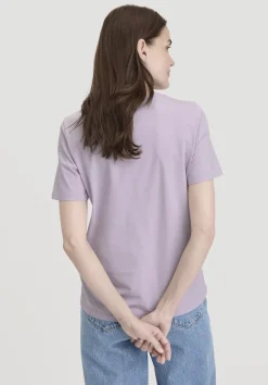 hessnatur T-Shirt Relaxed aus einer Bio-Baumwolle von pastell lavendel Online