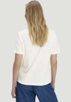 hessnatur T-Shirt Relaxed aus Leinen und Bio-Baumwolle von naturweiss Outlet