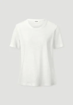 hessnatur T-Shirt Relaxed aus Leinen und Bio-Baumwolle von naturweiss Outlet
