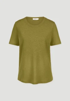 hessnatur T-Shirt Relaxed aus Leinen und Bio-Baumwolle von sommermoos Discount