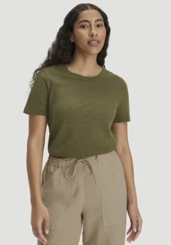 hessnatur T-Shirt Relaxed aus Leinen und Bio-Baumwolle von goldoliv