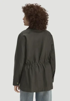 hessnatur Wachsjacke Regular aus reiner Bio-Baumwolle von oliv Discount
