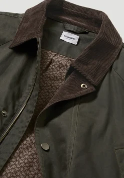 hessnatur Wachsjacke Regular aus reiner Bio-Baumwolle von oliv Best