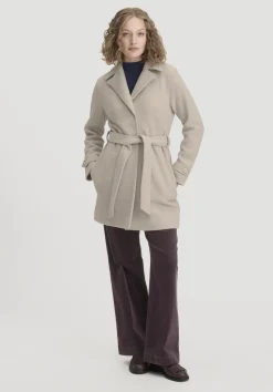 hessnatur Walk Mantel Regular aus reiner Bio-Merinowolle von düne Hot