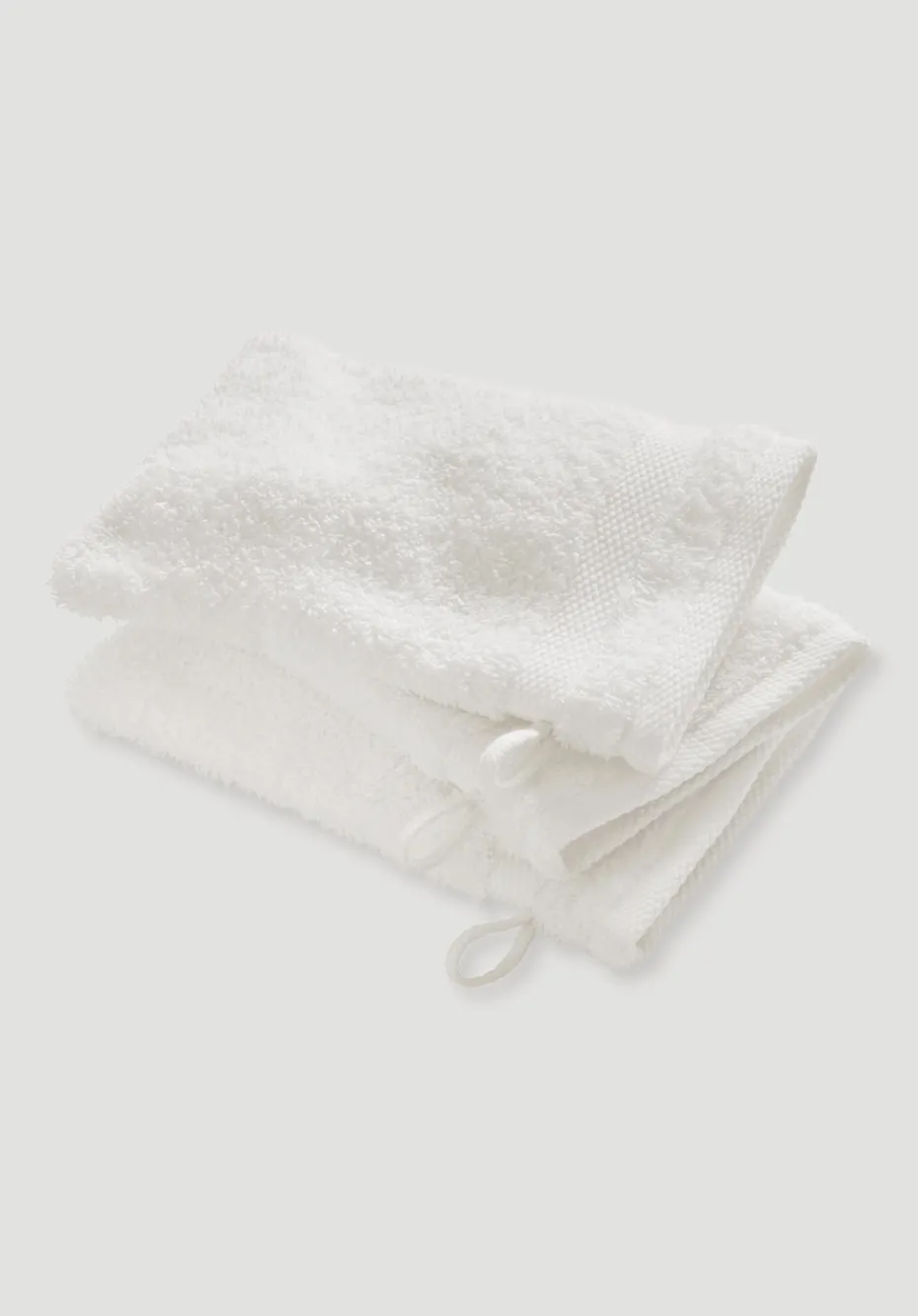 hessnatur Waschhandschuh im 3er-Pack aus reiner Bio-Baumwolle von naturweiss Sale