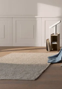 hessnatur Web-Teppich Coburger Fuchs aus reiner Bio-Schurwolle von beige-gold Outlet