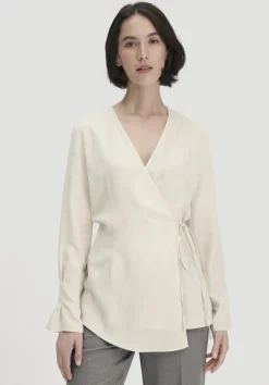 hessnatur Wickelbluse Regular aus TENCEL™ Lyocell von cocos Discount