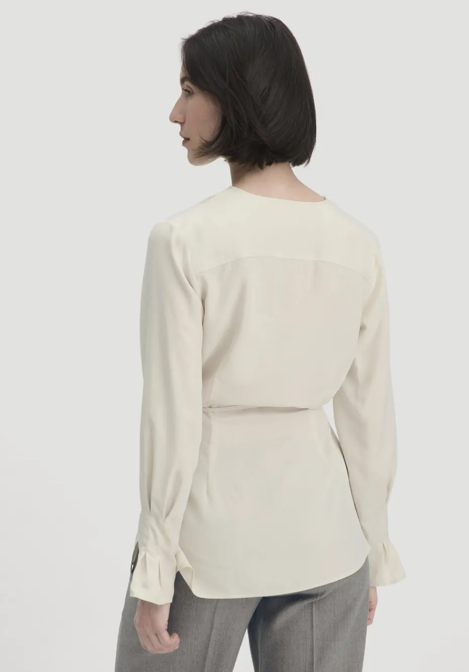 hessnatur Wickelbluse Regular aus TENCEL™ Lyocell von cocos Discount