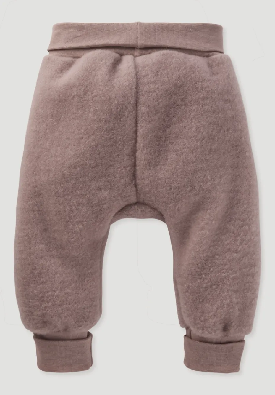 hessnatur Wollfleece Hose aus reiner Bio-Merinowolle von mauve Best