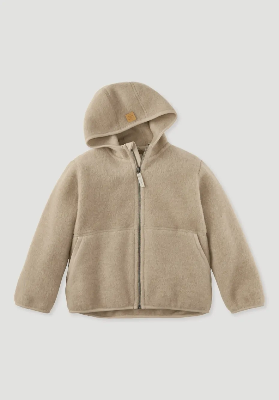 hessnatur Wollfleece Jacke aus reiner Bio-Merinowolle von sand Online