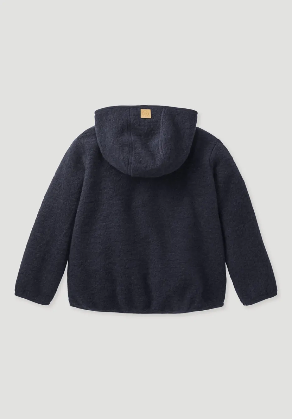 hessnatur Wollfleece Jacke aus reiner Bio-Merinowolle von marine Outlet