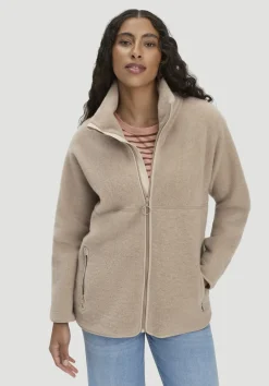 hessnatur Wollfleece Jacke Oversized aus reiner Bio-Merinowolle von sand Online