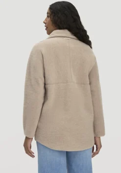 hessnatur Wollfleece Jacke Oversized aus reiner Bio-Merinowolle von sand Online