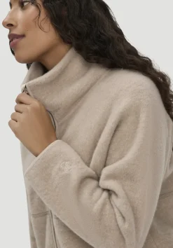 hessnatur Wollfleece Jacke Oversized aus reiner Bio-Merinowolle von sand Online