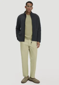 hessnatur Wollfleece Jacke Regular aus reiner Bio-Merinowolle von anthrazit Online
