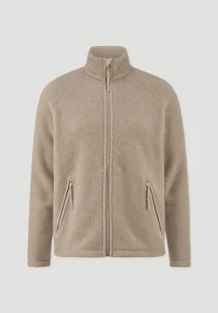 hessnatur Wollfleece Jacke Regular aus reiner Bio-Merinowolle von sand Online