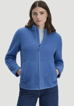 hessnatur Wollfleece Jacke Regular aus reiner Bio-Merinowolle von kornblume Hot