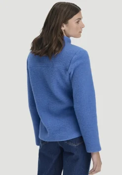hessnatur Wollfleece Jacke Regular aus reiner Bio-Merinowolle von kornblume Hot