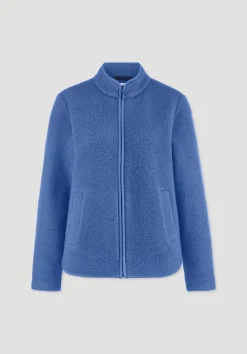 hessnatur Wollfleece Jacke Regular aus reiner Bio-Merinowolle von kornblume Hot
