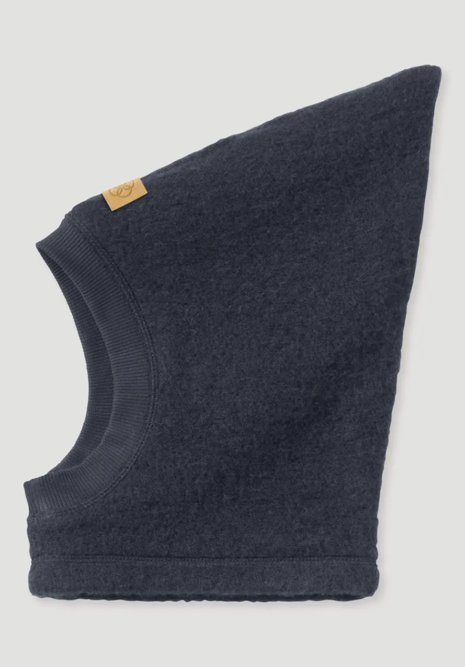 hessnatur Wollfleece Mütze aus reiner Bio-Merinowolle von marine