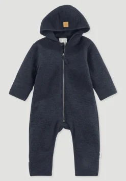 hessnatur Wollfleece Overall aus reiner Bio-Merinowolle von marine Outlet