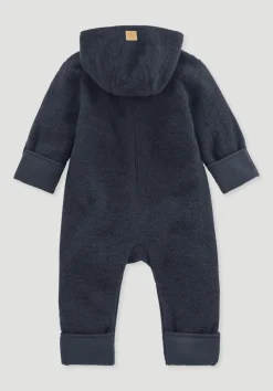 hessnatur Wollfleece Overall aus reiner Bio-Merinowolle von marine Outlet
