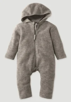 hessnatur Wollfleece Overall aus reiner Bio-Merinowolle von greige Online
