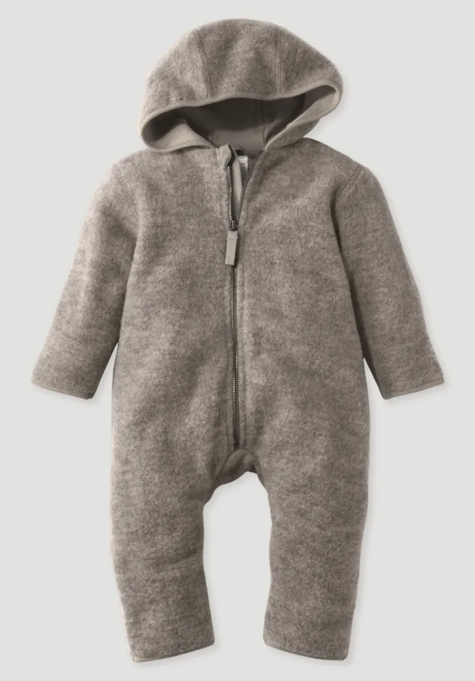 hessnatur Wollfleece Overall aus reiner Bio-Merinowolle von greige Online