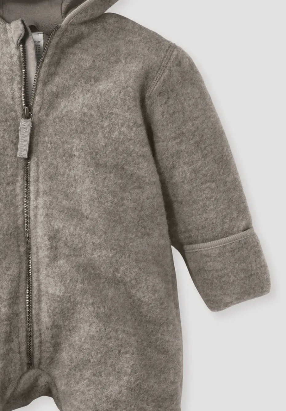 hessnatur Wollfleece Overall aus reiner Bio-Merinowolle von greige Online