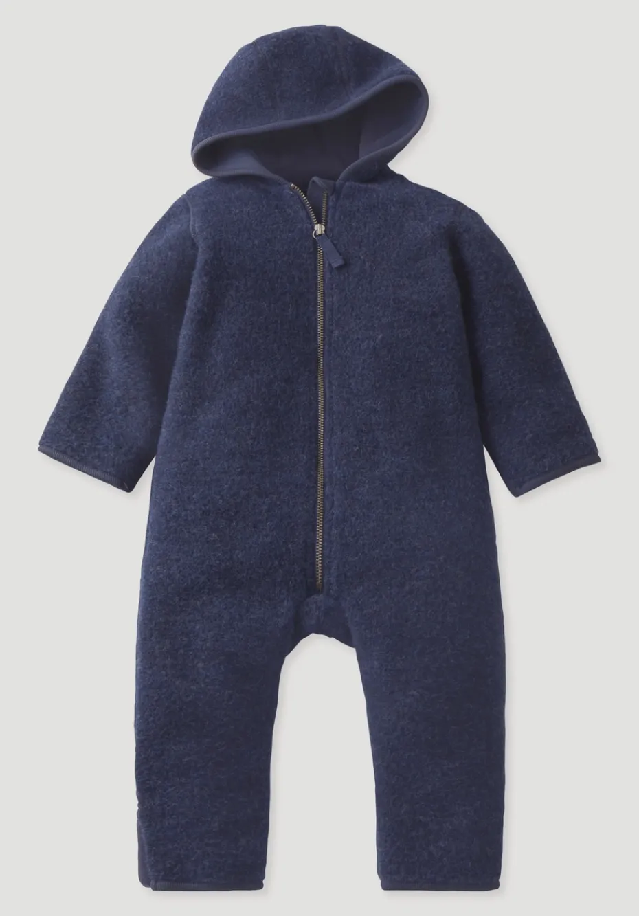hessnatur Wollfleece Overall aus reiner Bio-Merinowolle von dunkelblau Clearance
