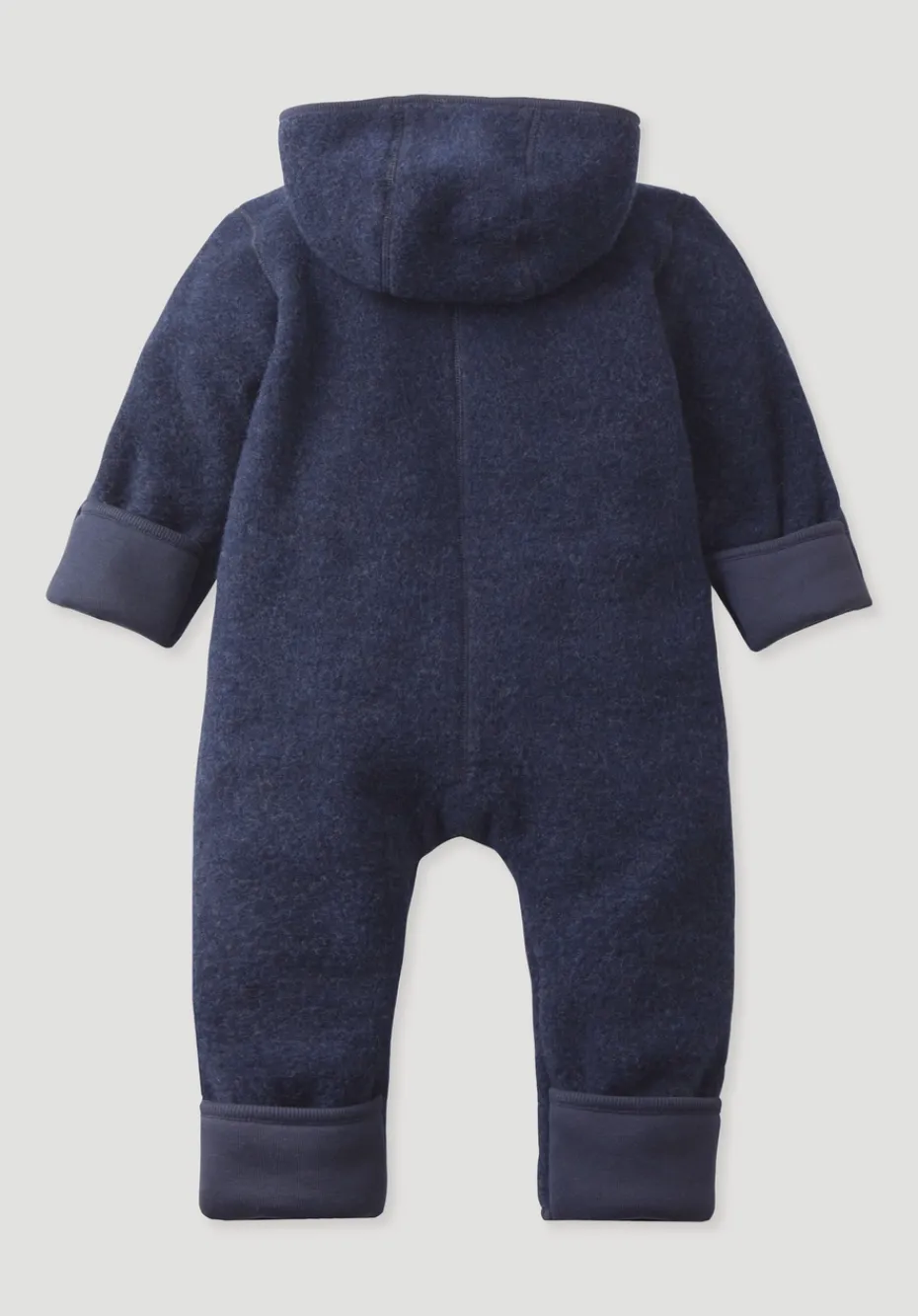 hessnatur Wollfleece Overall aus reiner Bio-Merinowolle von dunkelblau Clearance