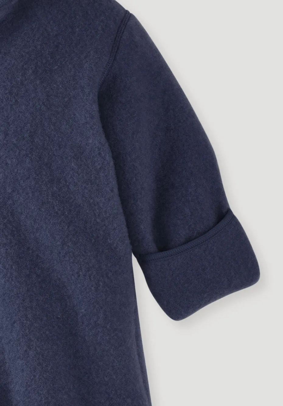 hessnatur Wollfleece Overall aus reiner Bio-Merinowolle von dunkelblau Clearance