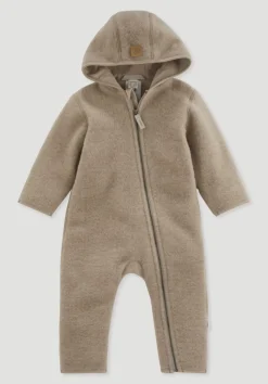 hessnatur Wollfleece Overall aus reiner Bio-Merinowolle von sand Best