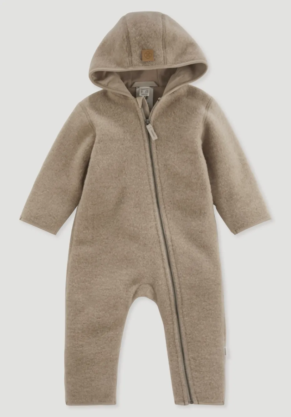 hessnatur Wollfleece Overall aus reiner Bio-Merinowolle von sand Best