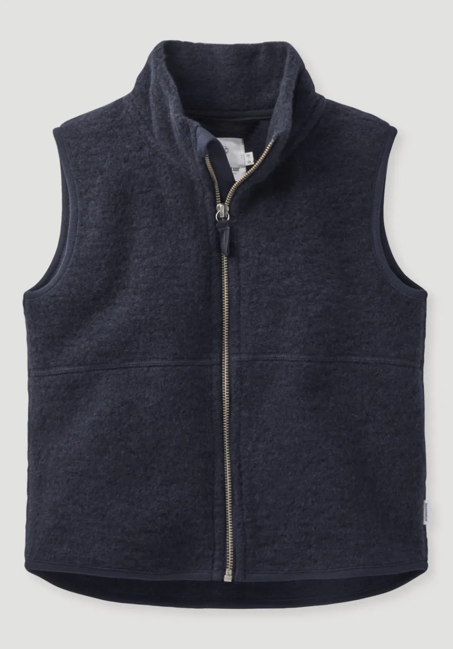 hessnatur Wollfleece Weste aus reiner Bio-Merinowolle von marine Best