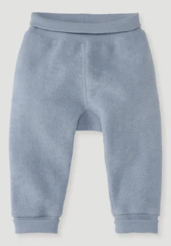 hessnatur Wollfrottee Hose aus reiner Bio-Merinowolle von helles jeansblau Hot