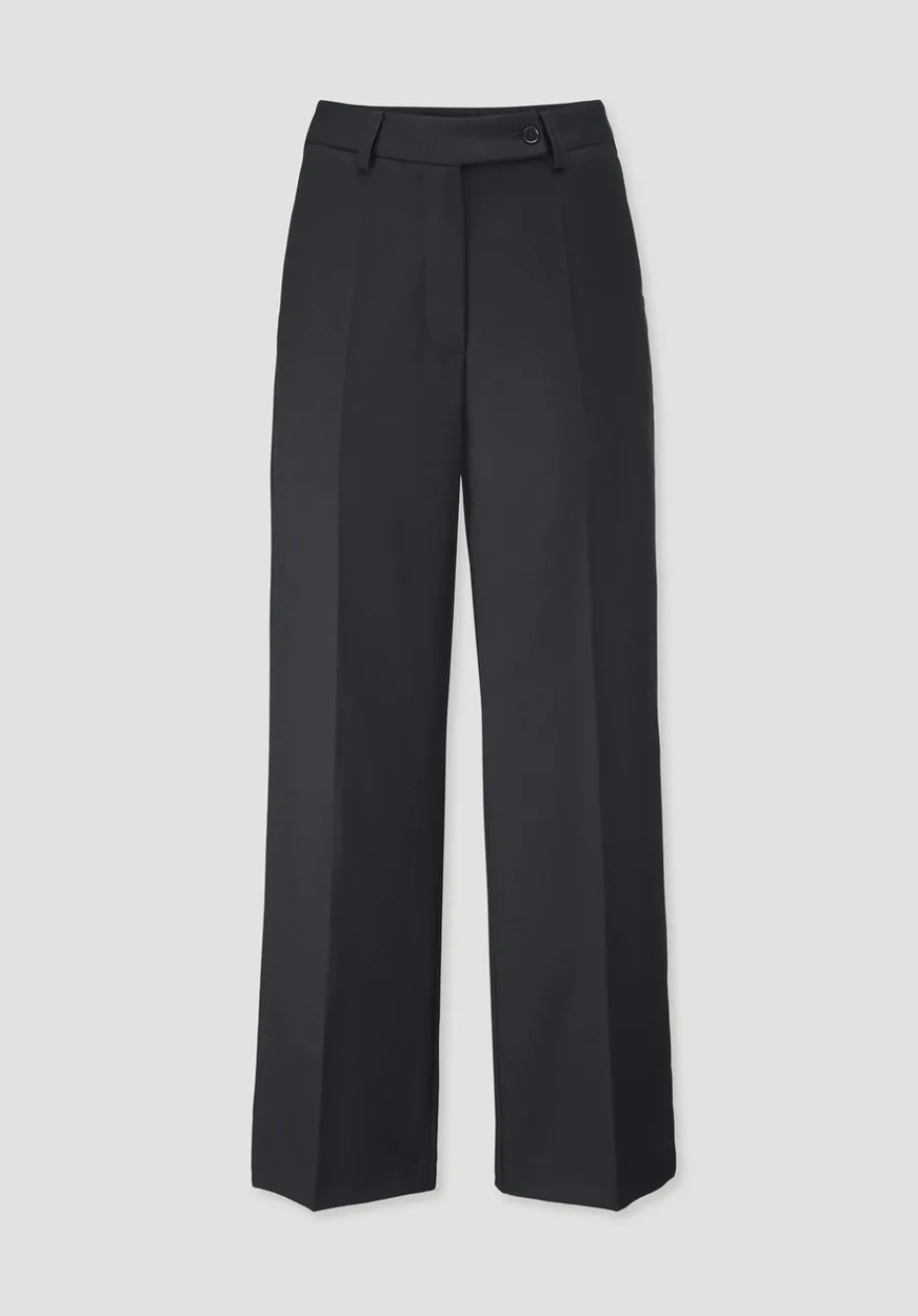 hessnatur Wollhose Straight Leg Relaxed aus reiner Bio-Merinowolle von schwarz Discount