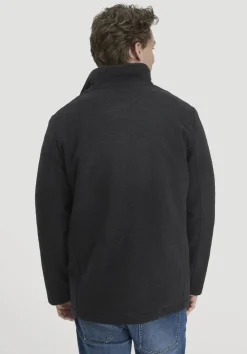 hessnatur Wolljacke Regular aus reiner Schurwolle von anthrazit Outlet