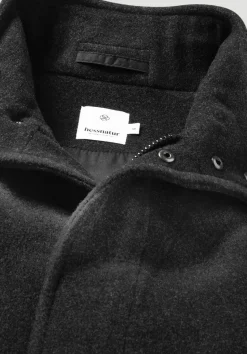 hessnatur Wolljacke Regular aus reiner Schurwolle von anthrazit Outlet