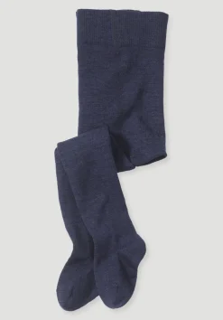 hessnatur Woll-Strumpfhose aus Bio-Merinowolle mit Bio-Baumwolle von marine Online