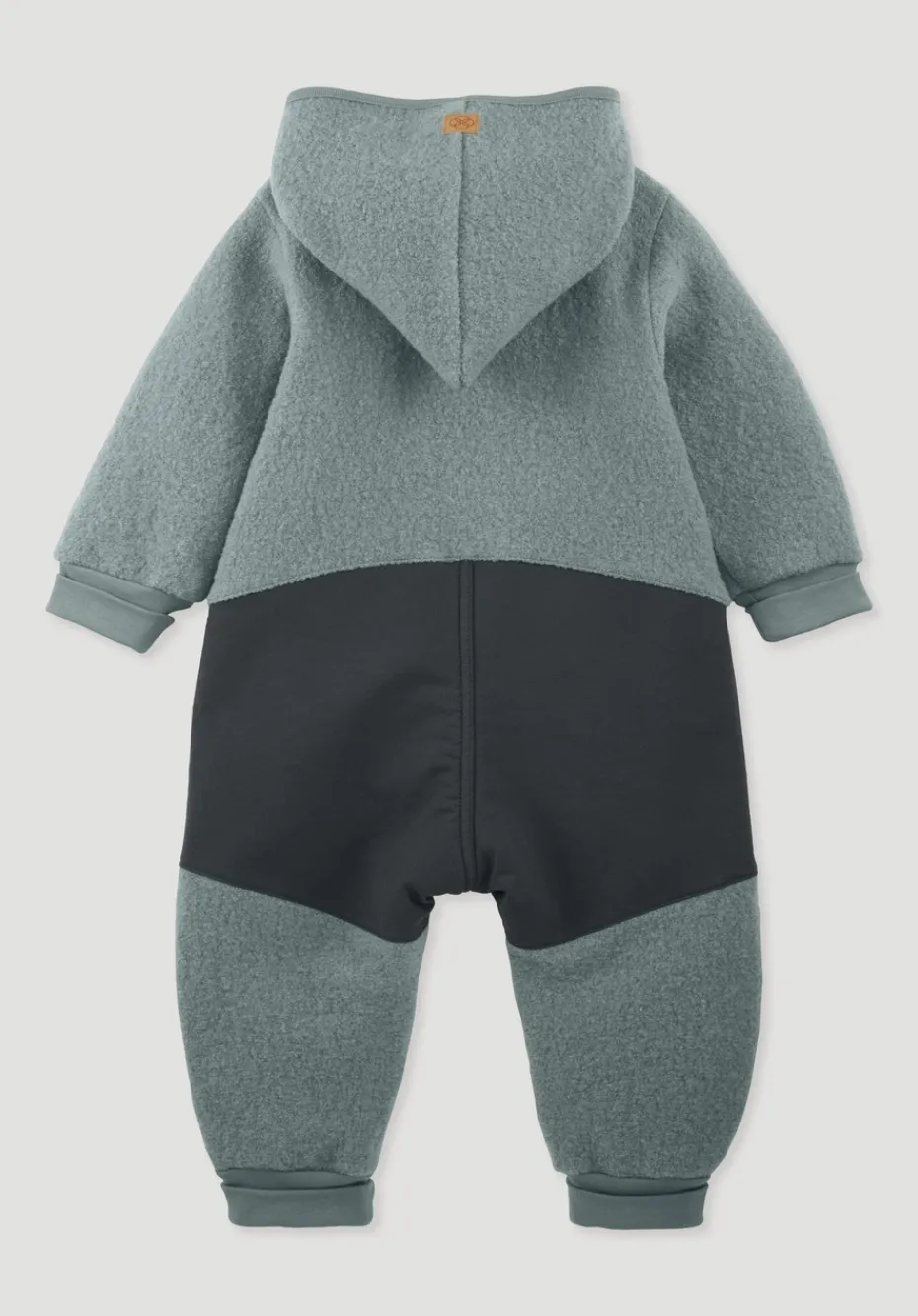 hessnatur Wollwalk Overall aus Bio-Merinowolle mit Softshell von atlantikblau Hot