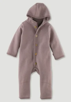 hessnatur Wollwalk Overall aus reiner Bio-Merinowolle von mauve