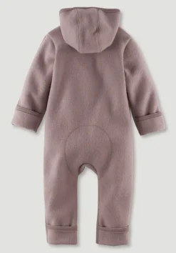 hessnatur Wollwalk Overall aus reiner Bio-Merinowolle von mauve