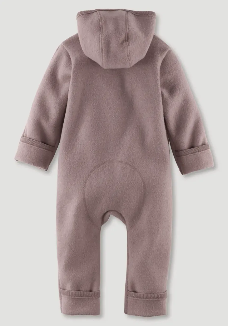 hessnatur Wollwalk Overall aus reiner Bio-Merinowolle von mauve