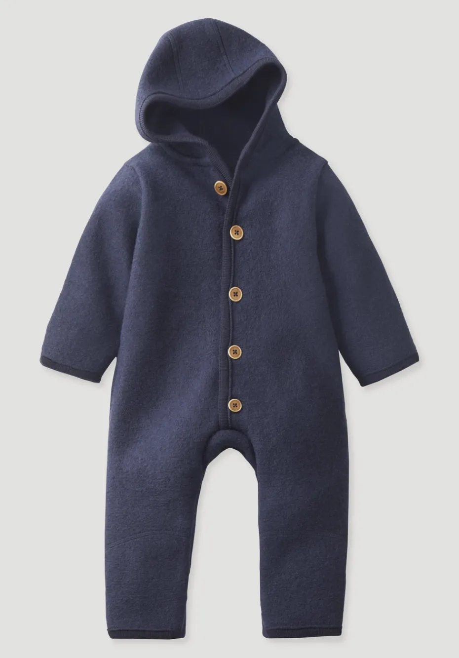 hessnatur Wollwalk Overall aus reiner Bio-Merinowolle von marine Best