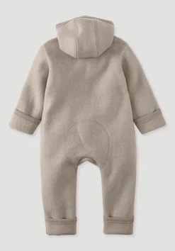 hessnatur Wollwalk Overall aus reiner Bio-Merinowolle von sand New