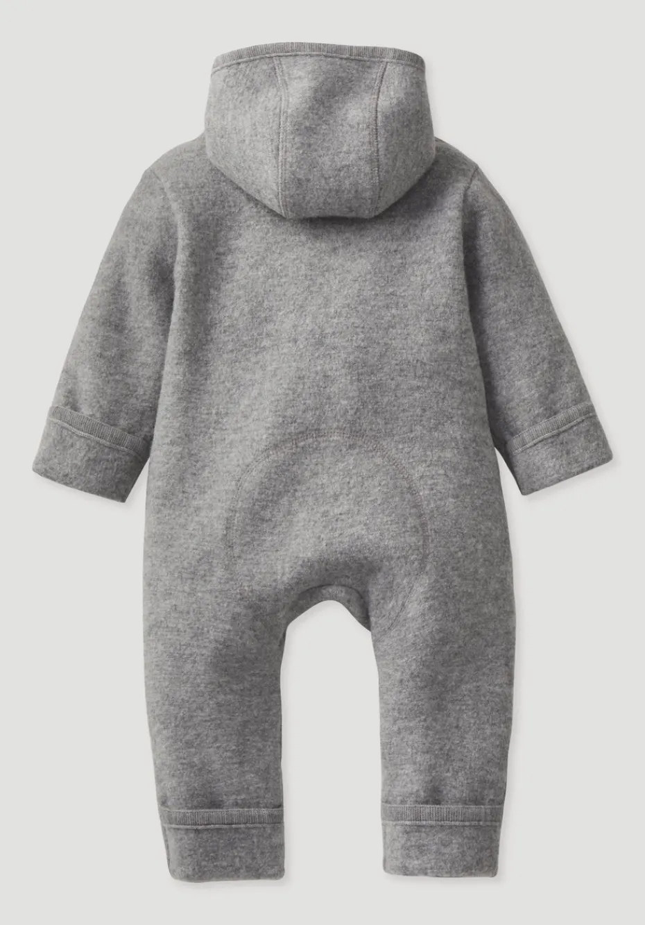 hessnatur Wollwalk Overall aus reiner Bio-Merinowolle von grau Sale