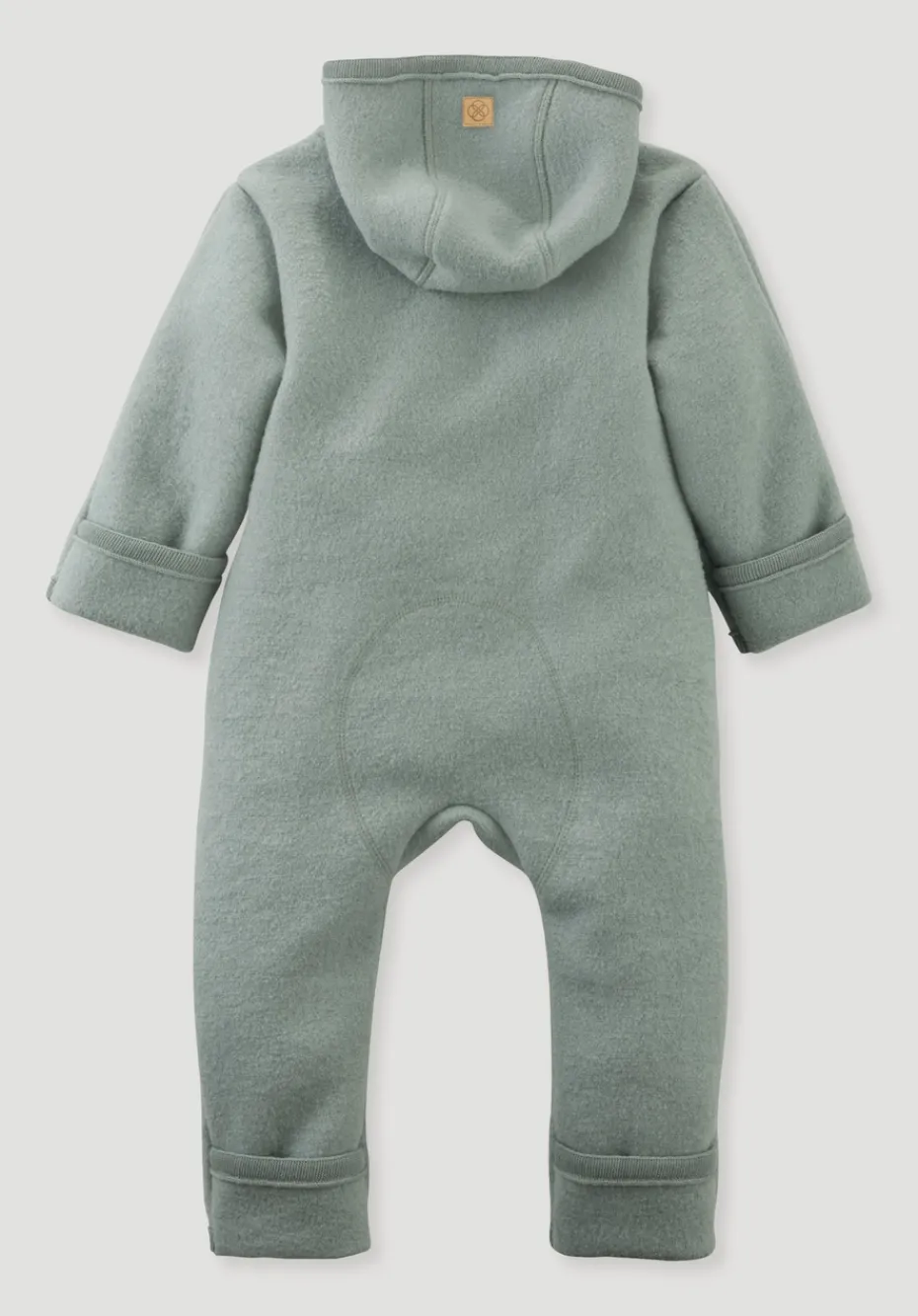 hessnatur Wollwalk Overall aus reiner Bio-Merinowolle von mattgrün Discount